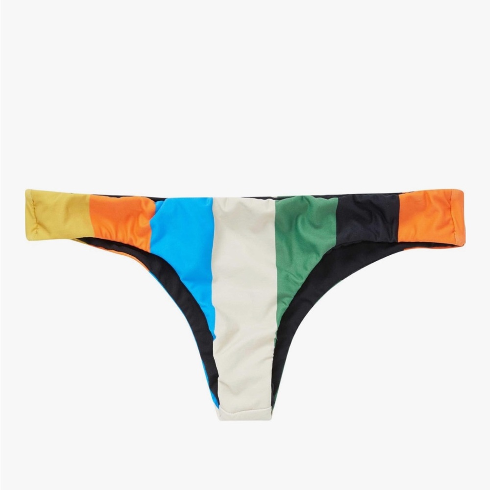 Billabong Colorful Striped Bikini Bottom M